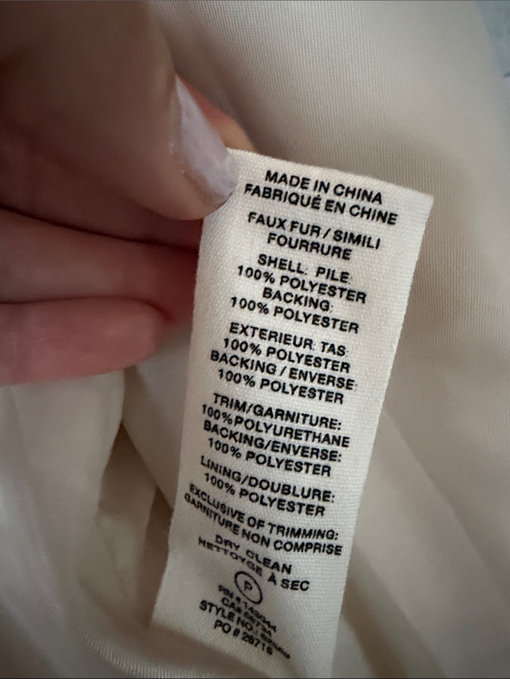 Avec Les Filles Sherpa jacket Anthropologie cream bouclé - Picture 12 of 12